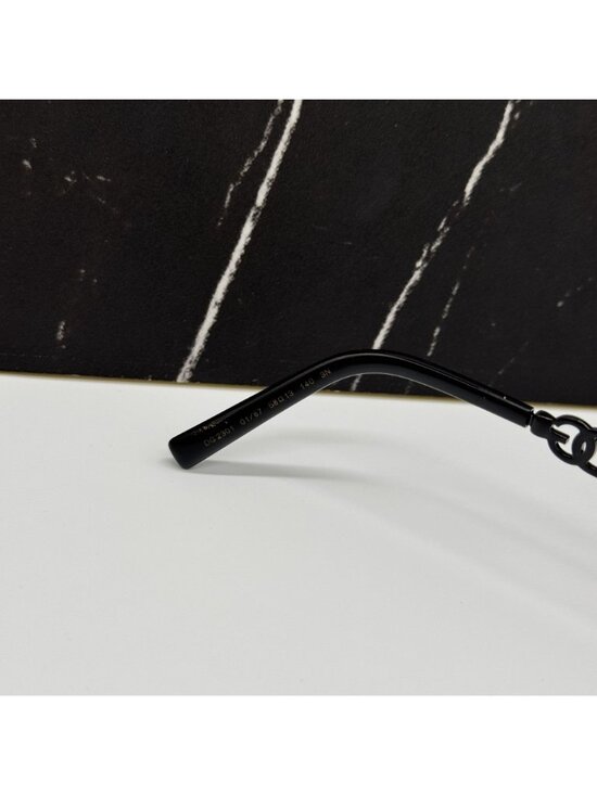 Dolce&Gabbana DG2301 01/87 Black Women Sunglasses Authentic NEW